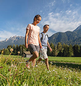 Wakacje z wędrówkami w gospodarstwie w Południowym Tyrolu