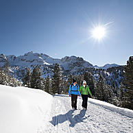 Przygotowane zimowe szlaki turystyczne i zachęcające do wejścia górskie chaty - TG San Vigilio-San Martin 