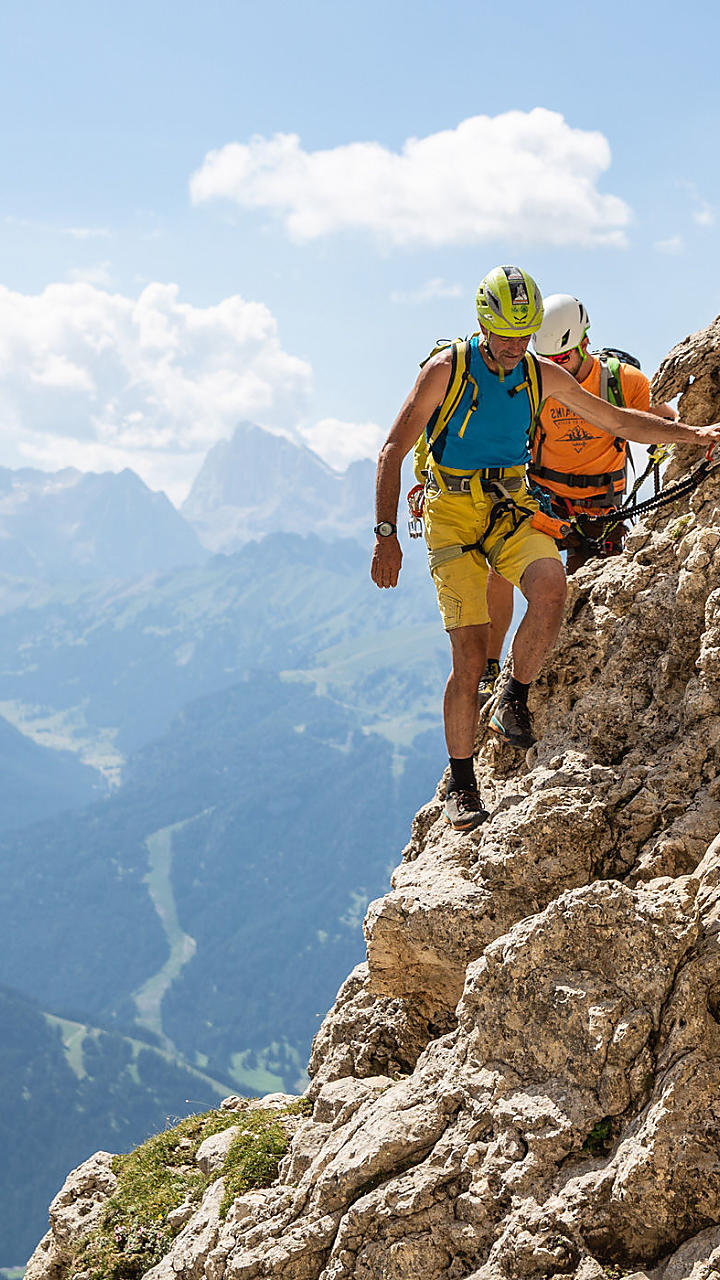 Wspinaczka w Dolomitach w Południowym Tyrolu