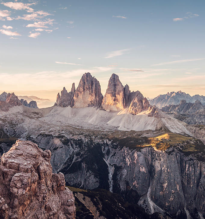 Drei Zinnen (Trzy Szczyty): symbol Dolomitów