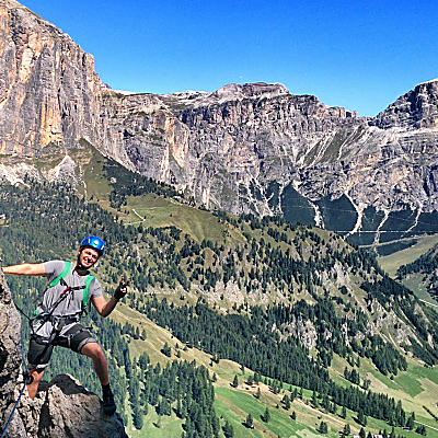 Via ferrata Pisciadù: serce z kamienia