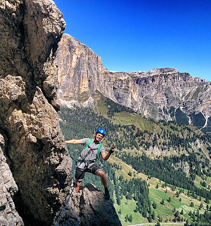 Via ferrata Pisciadù: serce z kamienia