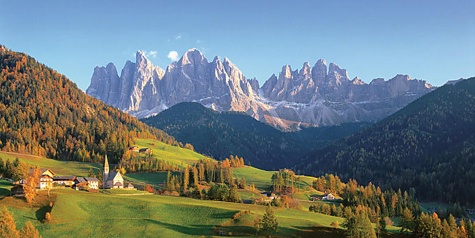 Szczyty masywu Geisler: spektakl przyrody w Dolomitach