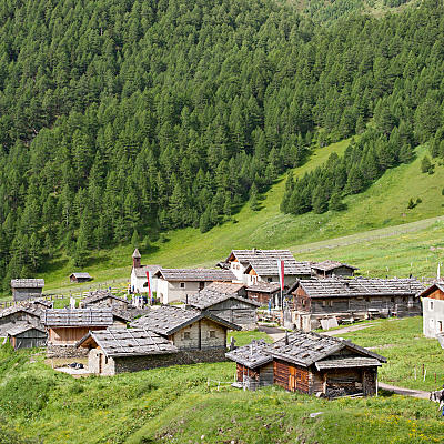 Hala Fanealm: alpejska wioska w górach