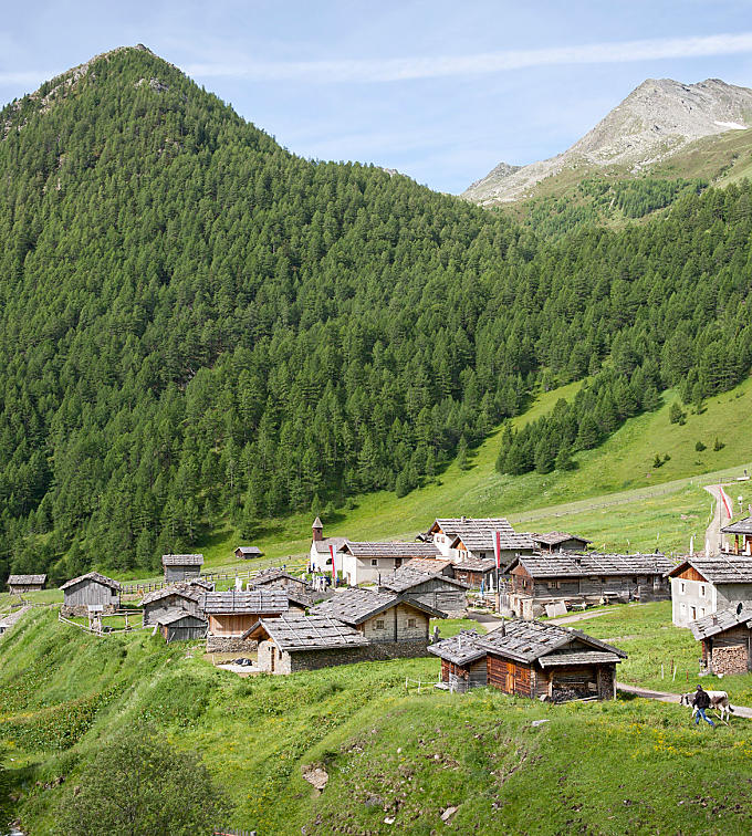 Hala Fanealm: alpejska wioska w górach