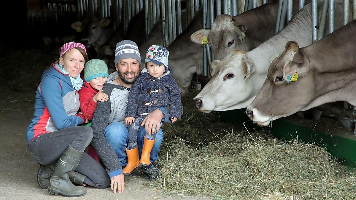 Jungtiere und Familie