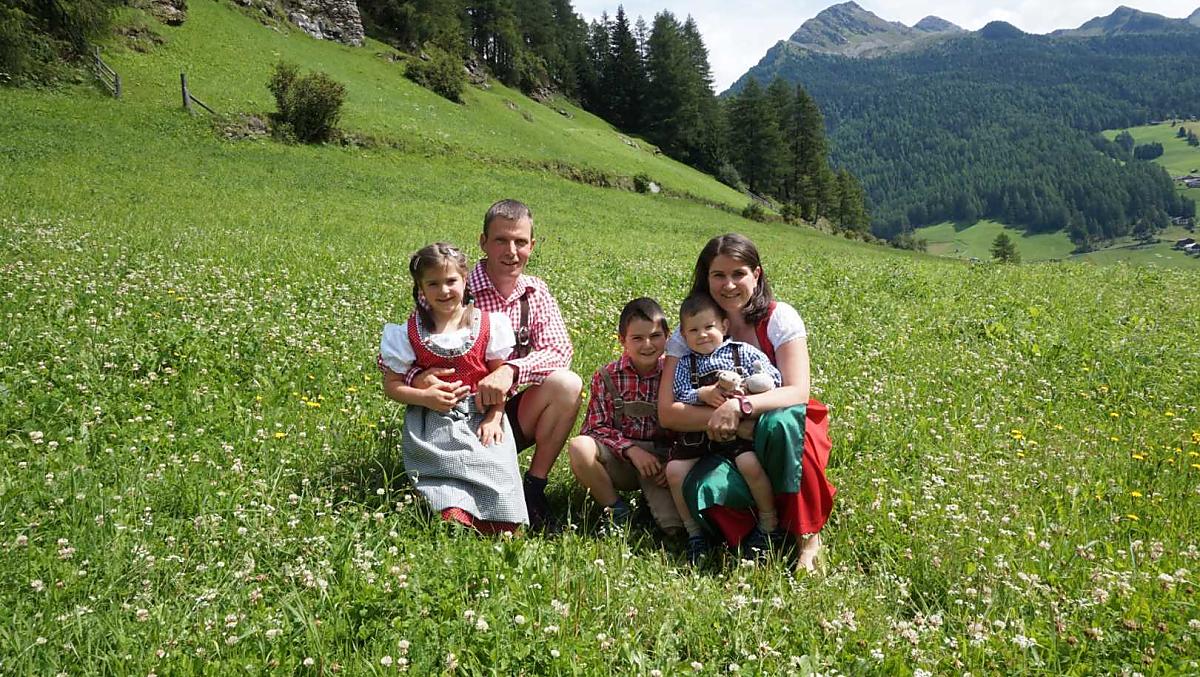 Andreas, Brigitte i dzieci Stefan, Daniela i Matthias