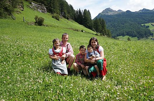 Andreas, Brigitte i dzieci Stefan, Daniela i Matthias