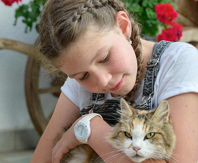 Nasza droga Kitty cieszy się każdym głaskaniem.