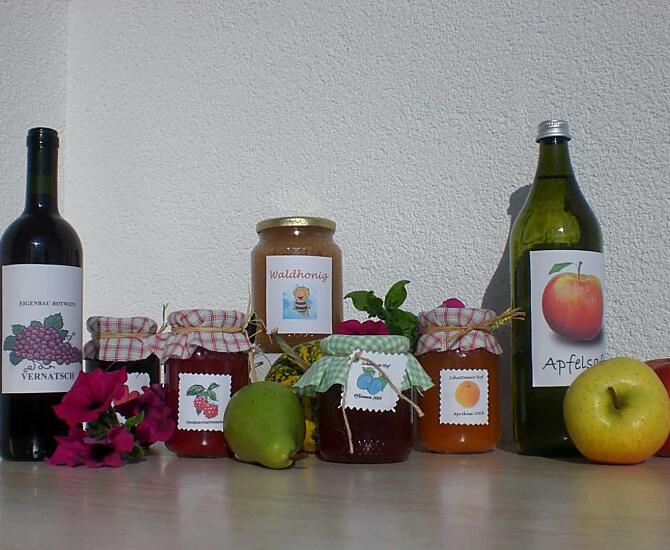 Maly wybór domowych produktów