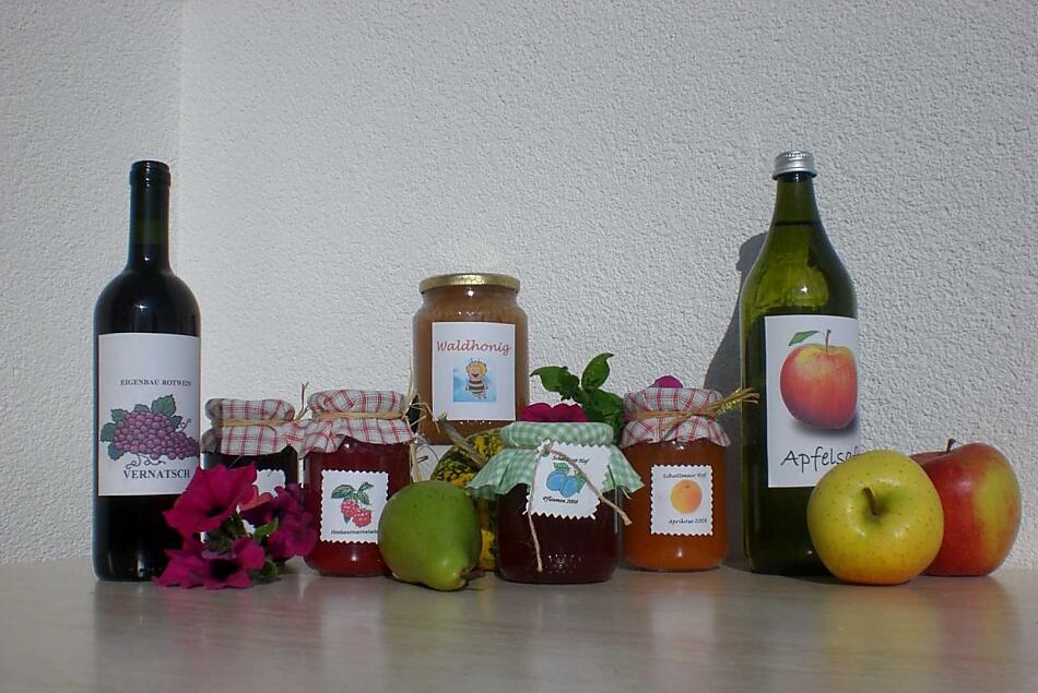 Maly wybór domowych produktów