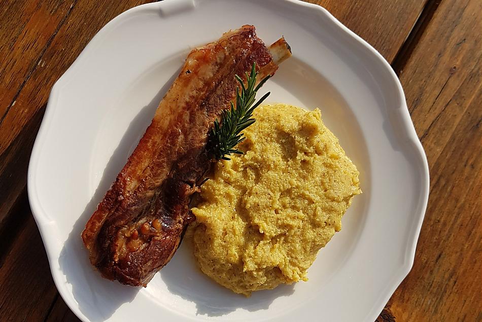 Rippelen mit Polenta