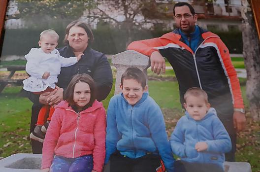 Stefan i Christine Felderer z dziećmi Matthiasem, Valentiną, Danielem i Anną.