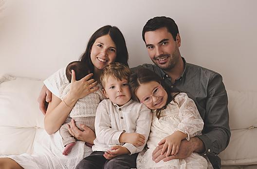 Rodzina Joas: Michael i Jasmin z Anną, Luisem i Paulem.