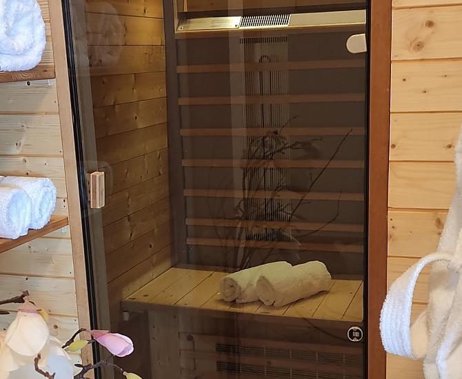 Eigene Sauna für gemütliche Entspannungseinheiten