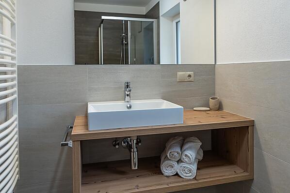 Bad mit Fußbodenheizung und Bidet