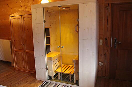 Sauna w mieszkaniu wakacyjnym Alpenstern