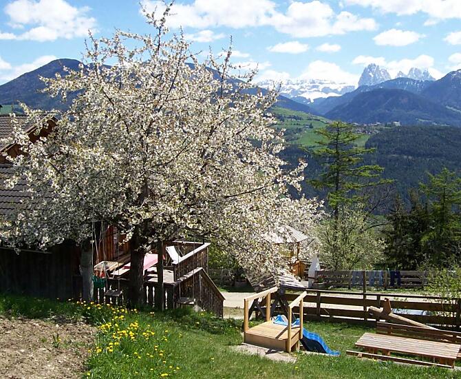 Plac zabaw dla dzieci w hotelu Rasöllerhof