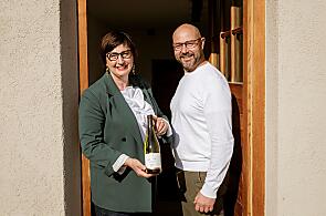 Panstwa gospodarze Judith i Florian Schmid