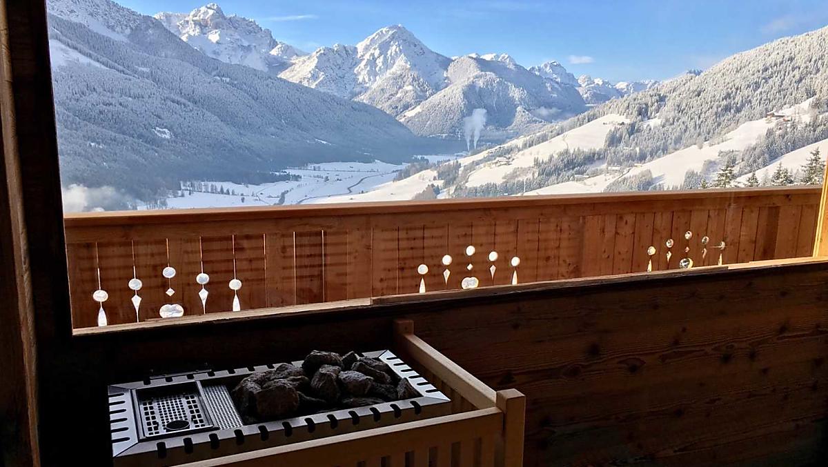 Nasza sauna z panoramicznym widokiem