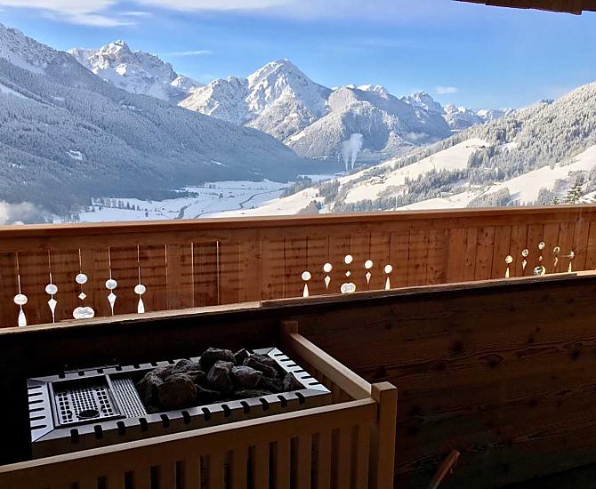 Nasza sauna z panoramicznym widokiem