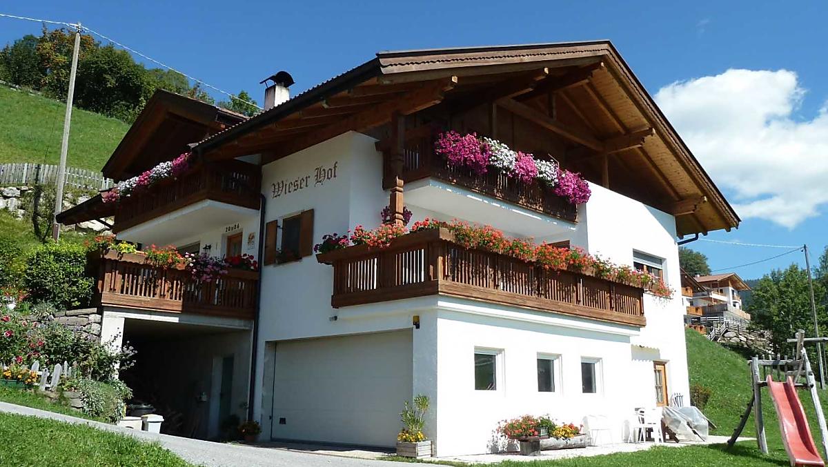 Wieserhof w lecie.
