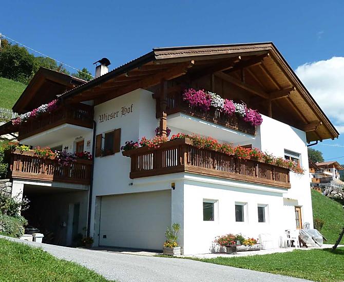 Wieserhof w lecie.