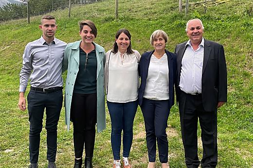 Rodzina Calliari od prawej do lewej: Alexander, Maria, Christiane, Hildegard i Manfred.
