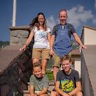 Hannes, Margit, Tim i Simon