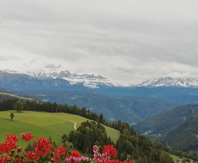 Herrlicher Bergblick vom Balkon